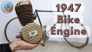 A Little Engine for a Bicycle from 1947 - Conservative Restoration