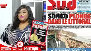 Revue des titres avec Mamy Samb A la une: Sonko suspend tous les travaux sur le littoral pour 2 mois