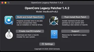 MacBook Pro 2012 running Smooth Open Core Legacy Patcher