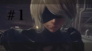 NieR: Automata - Walkthrough - Part 1【NO Commentary】 【1080p / 60FPS】