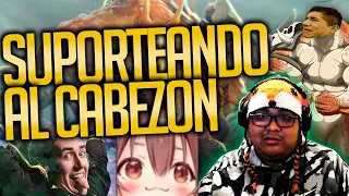 Modo Bebasaurio, suporteando al cabezon, ojala no llore mucho