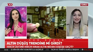 Altın Neden Düştü? ETH EFT Sonrası Görünüm! Bitcoin Altın ETH'de Kritik Destekler! Helin ÇELİK TV100