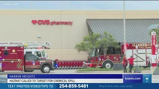 Harker Heights Target briefly evacuated Friday after reported chemical spill