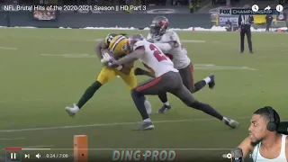 NFL Brutal Hits of the 2020-2021 Season Part 3 REACTION