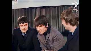 The Beatles Australia Interview 1964 (4K 60FPS) Improved