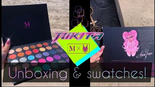 Morphe x Nikita Artistry Palette (Unboxing and Swatch Test) Video