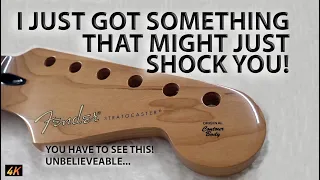 I bought a guitar neck that shocked me about its quality