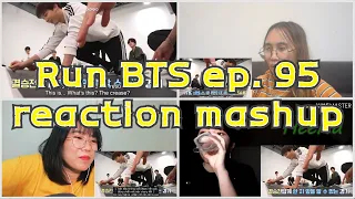 [BTS] Run BTS 달려라 방탄 ep.95｜reaction mashup