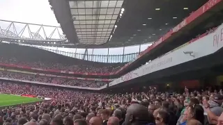 Chelsea fans Chanting at Emirates Stadium Against Arsenal