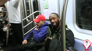 Fake Book Covers on the Subway