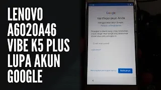 Cuma Gini Doank... Lenovo A6020a46 Bypass Akun Google