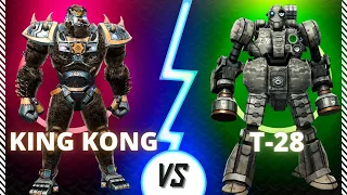 🎮 World Real steel gameplay new hero all 2022 / Boxing Robot / KING KONG VS T-28 #DimeAK