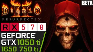 Diablo 2 Resurrected | GTX 1050 ti | RX 570 | 1650 | 750 ti | PC Performance Test