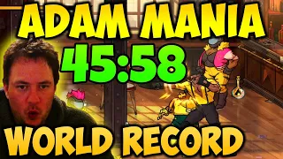 Streets of Rage 4 DLC ADAM MANIA SPEEDRUN WORLD RECORD! 45:58