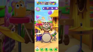 New drum set im my talking tom 2 🤩😍