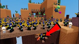 I tried to kill this player with 591 clones (Roblox Bedwars)