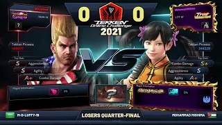 M-D-LUFFY-19 (Paul) vs. Mohammad Mishima (Xiaoyu/Hwoarang) - TOC 2021 Middle East Masters: LQF