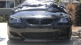 San Diego's best e60 m5 ( m4 style headlights are in )