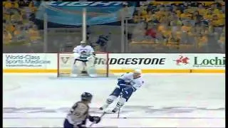 Ryan Kesler Amazing Deke and Goal against Nashville 2011 Playoffs