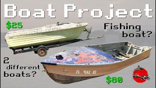 Buying 2 of the Cheapest Boats on Facebook Marketplace - Aluminum Fishing Boat Restoration