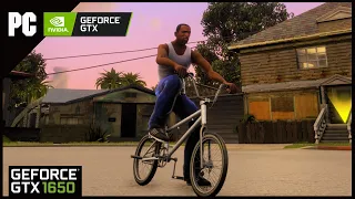 GTA San Andreas Definitive Edition GTX 1650 Performance Gameplay with FPS