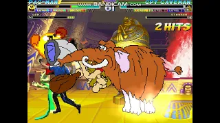 MUGEN Request: Pac-Man & Gex Vs Captain Caveman & Stryker