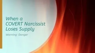 #covertnarcissist #narcissisticcollapse #narcissism  What happens when a narcissist losing supply?