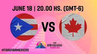 SEMI-FIN: Puerto Rico v Canada | Full Basketball Game | FIBA U16 Women's Americas Championship 2023