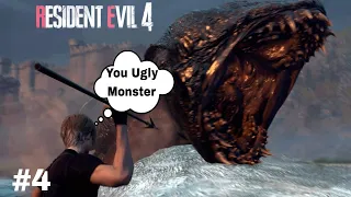 THIS SEA MONSTER IS CRAZY | RESIDENT EVIL 4 GAMEPLAY #4