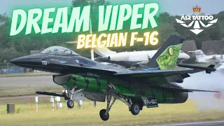 Breathtaking Belgian F-16 Dream Viper .. 2023 Royal International Air Tattoo