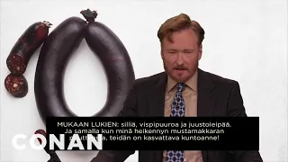 Conan's Statement To Finland 12/15/10 | CONAN on TBS