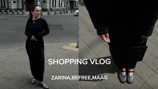 VLOG| ШОПИНГ ВЛОГ С ПРИМЕРКОЙ| ОБЗОР BEFREE,ZARINA,MAAG