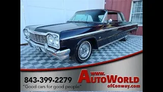 1964 Impala SS factory AC #s matching Dark Blue