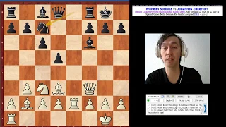 Game 14 Steinitz vs Zukertort 1886 World Chess Championship Match. Opening Spanish Berlin