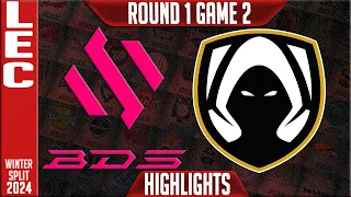 BDS vs TH Highlights Game 2 | LEC Winter 2024 Playoffs Upper Round 1 | Team BDS vs Team Heretics G2