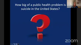 Panel 1: Understanding Suicide