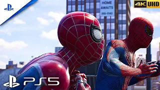 (PS5) Spider-Man 2 | NEW UPDATE | AMAZING SPIDER-MAN SUITS | [4K HDR 60 FPS] Gameplay