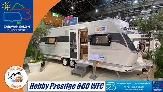 Hobby Prestige 660 WFC Modell 2022 auf dem Caravan Salon 21