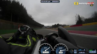 Superkart 250 Spa-Francorchamps en caméra embarquée