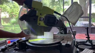 RYOBI 10 in. Compound Miter Saw with LED Unboxing and Preview for use with Crown Molding