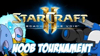 The Starcraft 2 Noob Tournament Returns! (Funny Moments and Highlights)