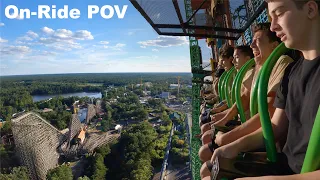 Zumanjaro Drop of Doom POV (w/Kingda Ka!) | The Worlds Tallest Drop Tower Six Flags Great Adventure