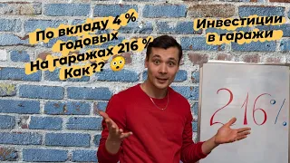 Как купить гараж за чужие деньги? Инвестиции в доходные гаражи. Недвижимость. Пассивный доход.