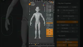 Easiest Character Rigging You'll Ever Learn #Blender #Shorts #AnimationTips