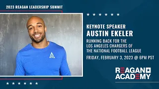 Reagan Leadership Summit with Keynote Speaker Austin Ekeler