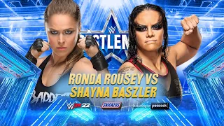 WrestleMania: Ronda Rousey Vs Shayna Baszler #WrestleMania #WWE2K22