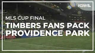 Timbers fans pack Providence Park for MLS Cup final match