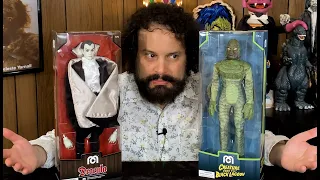 Mego 14 inch Dracula and Creature from the Black Lagoon action figure review - Basement of Horror