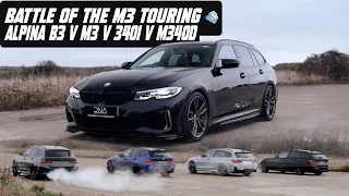 ALPINA B3 V M3 V 340i V M340D DRAG RACE