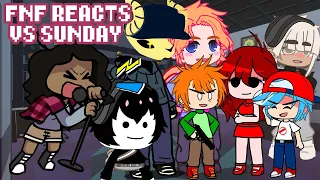 Friday NIght Funkin' reacts to VS Sunday with Tabi | Bob as Kochan | xKochanx | FNF reacts | FNF mod